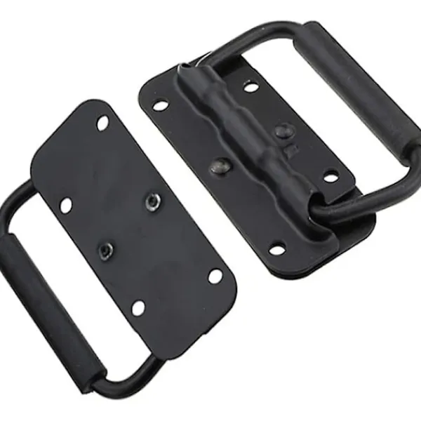 Kistor & Koffertar>Fjäderhandtag för låda 2 höga fällbara lådhandtag 100 mm fällbara