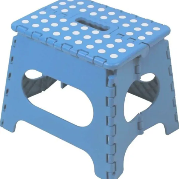 MARBUENO SUMMER Pallar>Fällbar plastpall - - 33x26.5x27 cm - Maximal belastning 150 kg - Halkfri - Lätt att fälla ihop