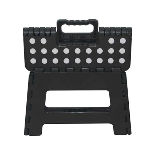 MARBUENO SUMMER Pallar>Fällbar plastpall - - 33x26.5x27 cm - Maximal belastning 150 kg - Halkfri - Lätt att fälla ihop