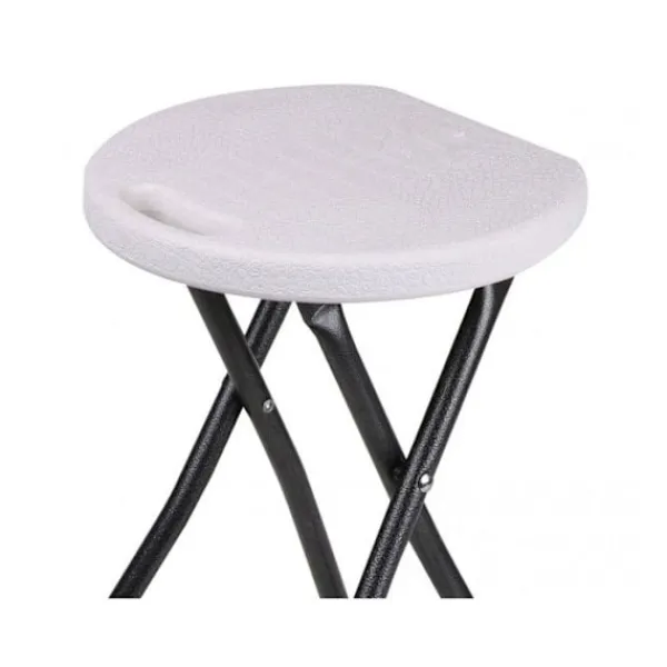 URBAN LIVING Pallar>Fällbar Taburett - - Mottagning - Dia.30 cm - H.45 cm -