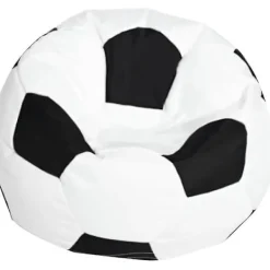 Sittsäckar>Fotboll Oxford Tyg Barn Sittsäck Överdrag För Barn Gosedjursförvaring (Fyllning Ingår Ej) - Vit 80cm