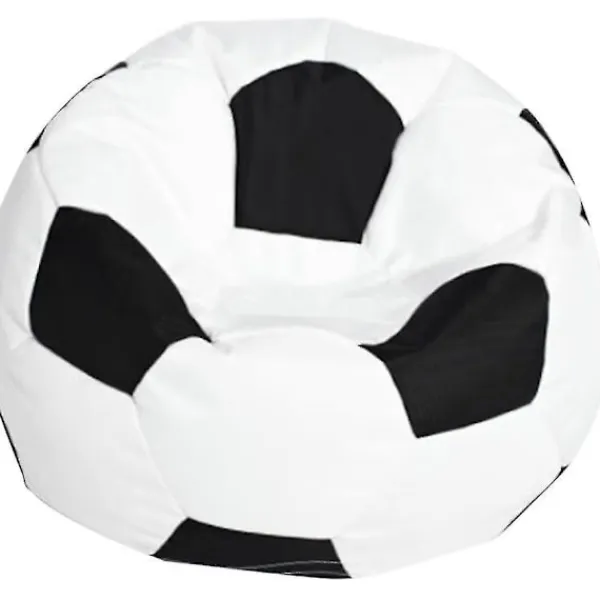 Sittsäckar>Fotboll Oxford Tyg Barn Sittsäck Överdrag För Barn Gosedjursförvaring (Fyllning Ingår Ej) - Vit 80cm