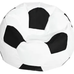 Sittsäckar>Fotboll Oxford Tyg Barn Sittsäck Överdrag För Barn Gosedjursförvaring 3 Färger Att Välja Mellan - Vit 80cm - I lager - Bra