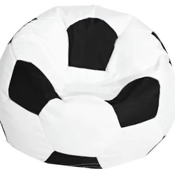 FMYSJ Sittsäckar>Fotboll Oxfordduk Barn Beanbag Cover För Barn Plyschdjursförvaring 3 Färger Att Välja - Vit 80cm (FMY)