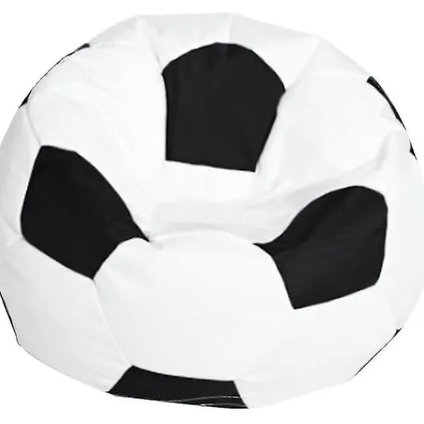 Sittsäckar>Fotboll Oxfordduk Barn Beanbag Cover För Barn Plyschdjursförvaring 3 Färger Att Välja - Vit 80cm - Utmärkt