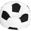 Sittsäckar>Fotboll Oxfordtyg Barn Sittsäck Överdrag För Barn Gosedjursförvaring 3 Färger Att Välja - Vit 80cm (FMY)