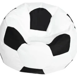Sittsäckar>Fotboll Oxfordtyg Barnsittsäck Överdrag För Barn Gosedjursförvaring 3 Färger Att Välja - Vit 80cm - Utmärkt