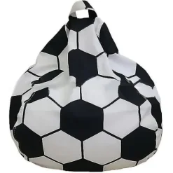 Sittsäckar>Fotbollsformad förvaringssittsäck stolsöverdrag plyschleksaksorganisatör 70x80 cm