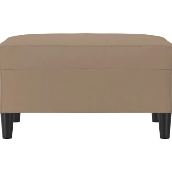 vidaXL Pallar>Fotpall cappuccino 70x55x41 cm konstläder