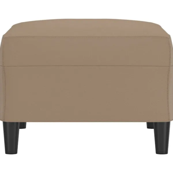 vidaXL Pallar>Fotpall cappuccino 70x55x41 cm konstläder