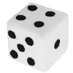 Pallar>Fotpall Mjuk Bekväm Enkel Varm Robust Kubpall För Hem Vardagsrum Sovrum Vit 20x20x20cm