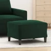 vidaXL Pallar>Fotpall mörkgrön 60x50x41 cm sammet
