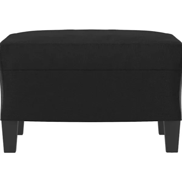 vidaXL Pallar>Fotpall svart 60x50x41 cm konstläder