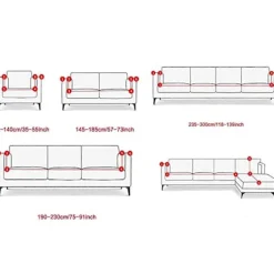 Soffor>Färgglatt Mönster Sofföverdrag Superstarkt Elastiskt Dammtätt Sofföverdrag 1-sits