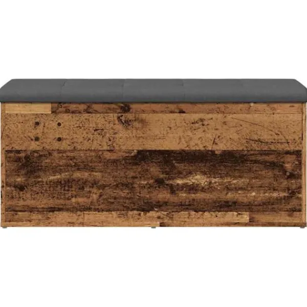 vidaXL Kistor & Koffertar>Förvaringsbänk gammalt trä 102x42x45 cm konstruerat trä