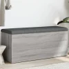 vidaXL Kistor & Koffertar>Förvaringsbänk grå sonoma 102x42x45 cm konstruerat trä