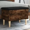 vidaXL Kistor & Koffertar>Förvaringsbänk rökfärgad ek 62x42x46 cm konstruerat trä