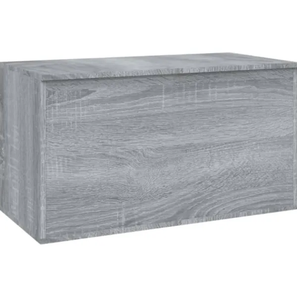 vidaXL Kistor & Koffertar>Förvaringskista grå sonoma 84x42x46 cm konstruerat trä