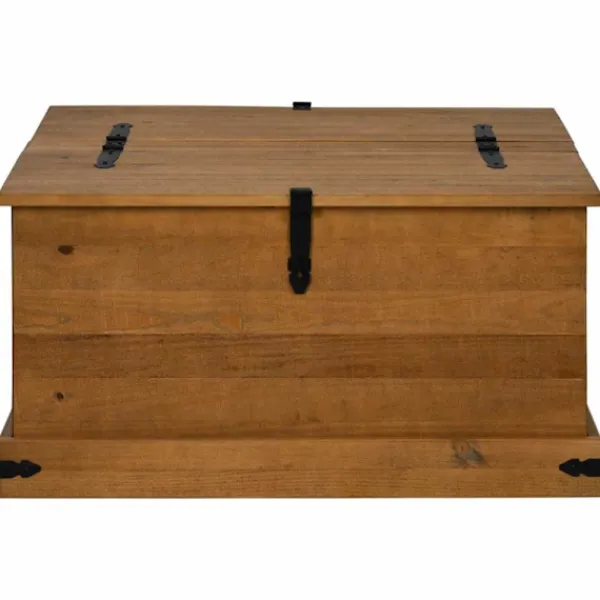 vidaXL Kistor & Koffertar>Förvaringskista HALDEN 91x91x47 cm massiv trä furu