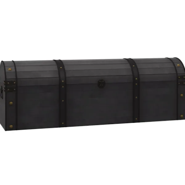vidaXL Kistor & Koffertar>Förvaringskista massivt trä vintagestil 120x30x40 cm