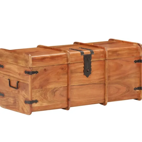 vidaXL Kistor & Koffertar>Förvaringskista 90x40x40 cm massivt akaciaträ