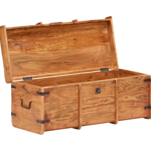 vidaXL Kistor & Koffertar>Förvaringskista 90x40x40 cm massivt akaciaträ