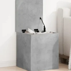 vidaXL Kistor & Koffertar>Förvaringslåda betonggrå 40x42x46 cm konstruerat trä
