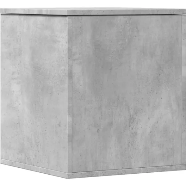 vidaXL Kistor & Koffertar>Förvaringslåda betonggrå 40x42x46 cm konstruerat trä