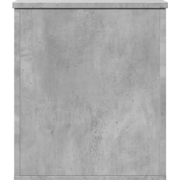 vidaXL Kistor & Koffertar>Förvaringslåda betonggrå 40x42x46 cm konstruerat trä