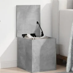 vidaXL Kistor & Koffertar>Förvaringslåda betonggrå 30x35x35 cm konstruerat trä