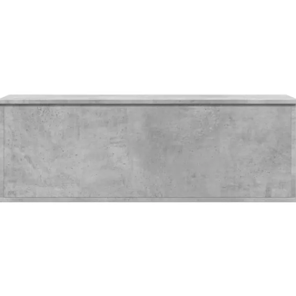 vidaXL Kistor & Koffertar>Förvaringslåda betonggrå 102x35x35 cm konstruerat trä