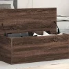 vidaXL Kistor & Koffertar>Förvaringslåda brun ek 90x35x35 cm konstruerat trä