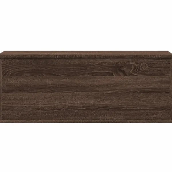 vidaXL Kistor & Koffertar>Förvaringslåda brun ek 90x35x35 cm konstruerat trä