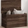 vidaXL Kistor & Koffertar>Förvaringslåda brun ek 60x35x35 cm konstruerat trä