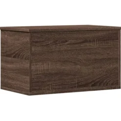 vidaXL Kistor & Koffertar>Förvaringslåda brun ek 60x35x35 cm konstruerat trä
