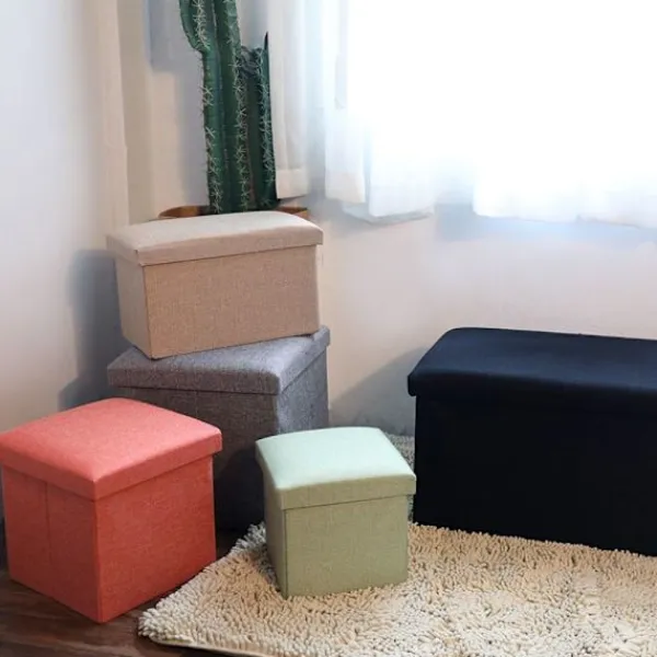 Kistor & Koffertar>Förvaringslåda Förvaring Pall ROSA 30*30*30 CM 30*30*30 cm