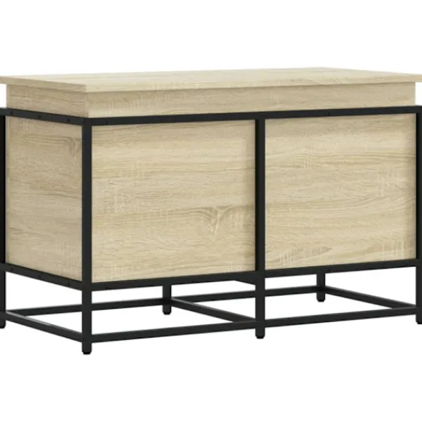 vidaXL Kistor & Koffertar>Förvaringslåda med lock sonoma-ek 80x40x51,5 cm konstruerat trä