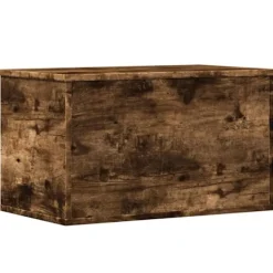 vidaXL Kistor & Koffertar>Förvaringslåda rökfärgad ek 60x35x35 cm konstruerat trä