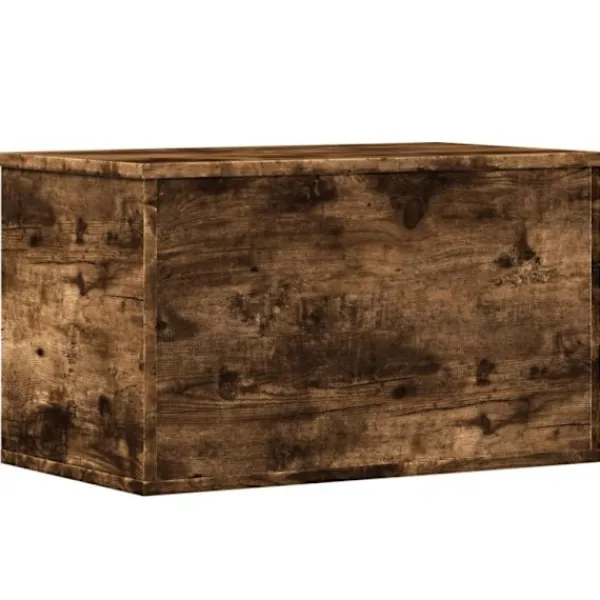 vidaXL Kistor & Koffertar>Förvaringslåda rökfärgad ek 60x35x35 cm konstruerat trä