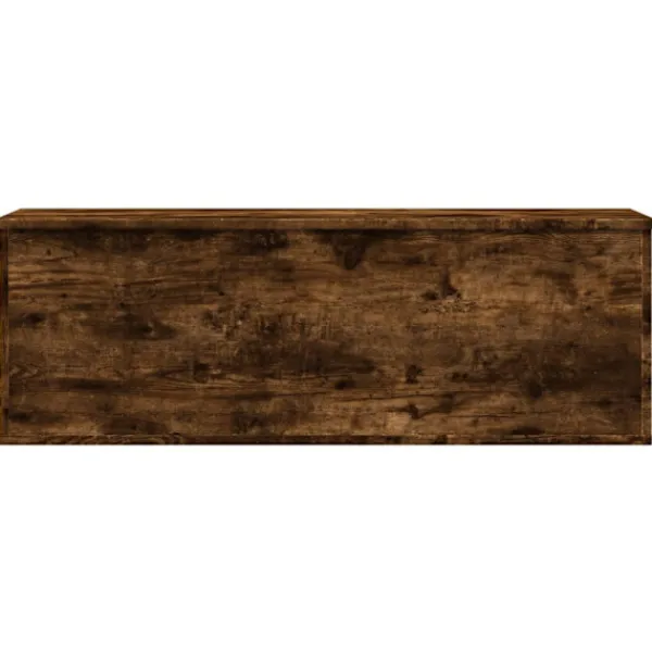vidaXL Kistor & Koffertar>Förvaringslåda rökfärgad ek 102x35x35 cm konstruerat trä