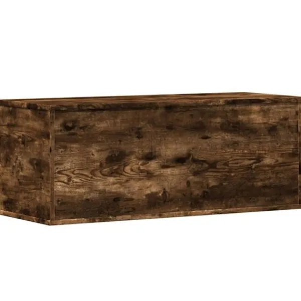 vidaXL Kistor & Koffertar>Förvaringslåda rökfärgad ek 90x35x35 cm konstruerat trä