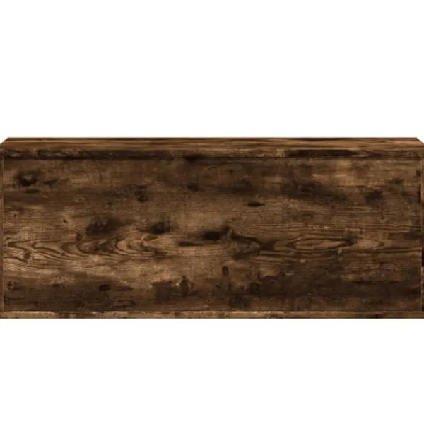 vidaXL Kistor & Koffertar>Förvaringslåda rökfärgad ek 90x35x35 cm konstruerat trä