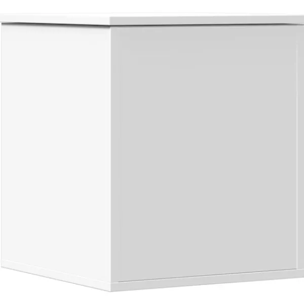 vidaXL Kistor & Koffertar>Förvaringslåda vit 40x42x46 cm konstruerat trä