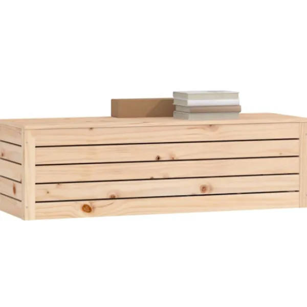 vidaXL Kistor & Koffertar>Förvaringslåda 109x36,5x33 cm massiv furu