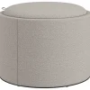 Northio Sittpuffar>Förvaringsottoman med bricka, ljusgrå, linnelook, 56x56x42 cm