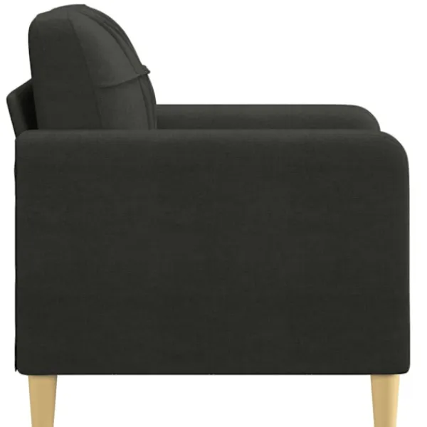 vidaXL Fåtöljer>Fåtölj svart 60 cm tyg
