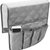 Fåtöljer>Fåtölj TV Fjärrkontrollhållare, Tillverkad av Non-Woven Tyg, 5 Fickor Fåtöljficka För Smartphone, Böcker, Tidskrifter, Ipad