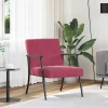 vidaXL Fåtöljer>fåtölj Vinröd 59 x 75 x 78 cm Sammet