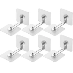 Hyllor>Furniture Anchors Wall Bracket, Furniture Anti Tip Straps, No Drilling, Self Adhesive Furniture Wall Anchor