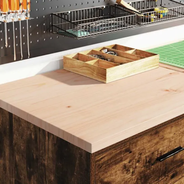 vidaXL Byråer>Garageskåp Sonoma ek 60x51x85 cm massiv trä furu